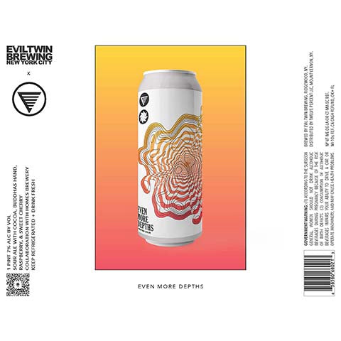 Evil Twin Even More Depths Sour by Evil Twin Brewing, beer label