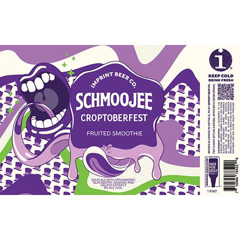 Imprint Beer Schmoojee Croptoberfest Sour Ale by Imprint Beer Company, beer label