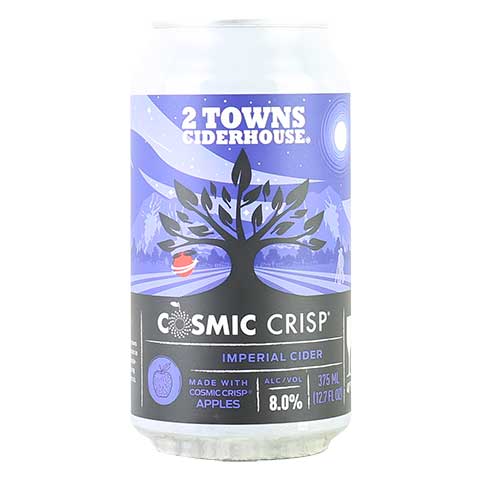 2 Towns Cosmic Crisp® Cider by 2 Towns Ciderhouse, beer label