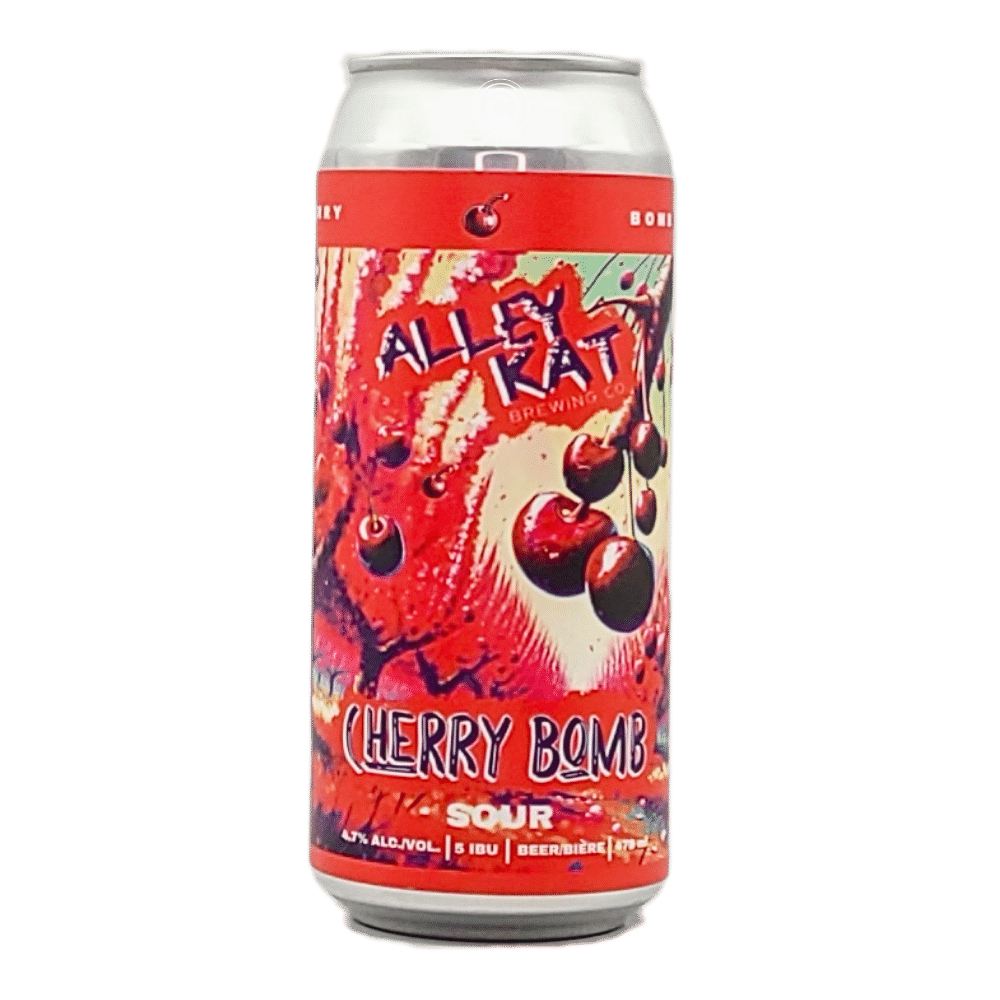 Cherry Bomb Cherry Sour by Alley Kat Brewing Company, beer label