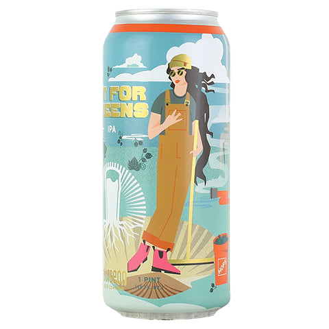 Burgeon Fit for Queens IPA by Burgeon Beer Company, beer label