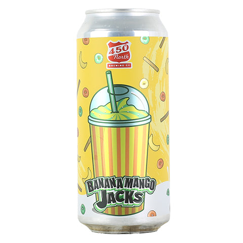 450 North Banana Mango Jacks Slushy XL Sour Ale by 450 North Brewing Company, beer label