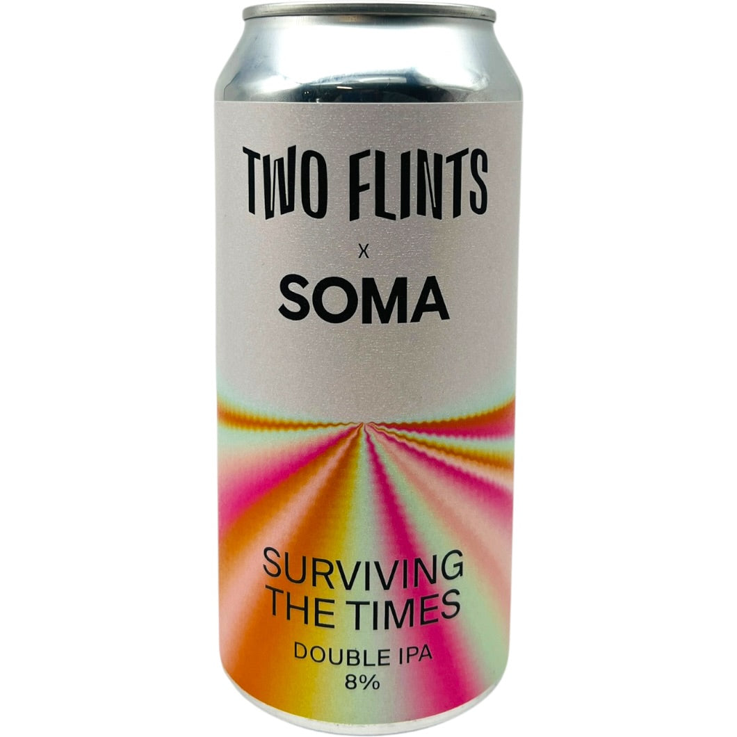 Two Flints x SOMA Surviving The Times by Two Flints, beer label