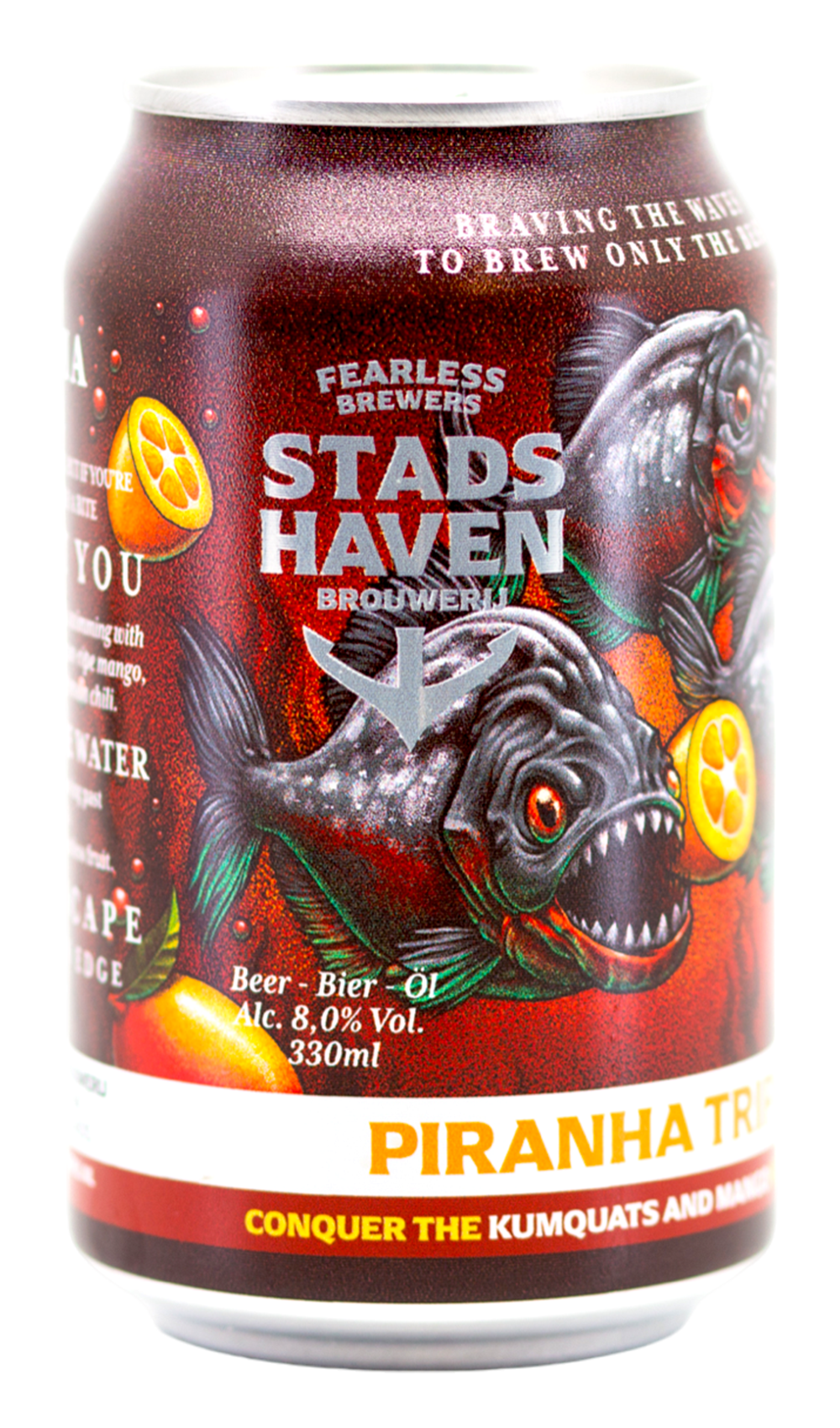 Stadshaven Brouwerij Piranha Tripel by Stadshaven Brouwerij, beer label