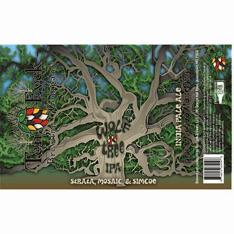 Ten Eyck Wolf Tree IPA by Ten Eyck Brewing Company, beer label