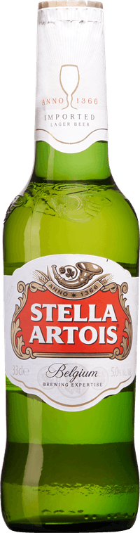 Stella Artois by InBev, beer label