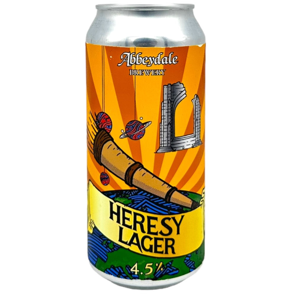 Abbeydale Heresy (Lager) by Abbeydale Brewery, beer label