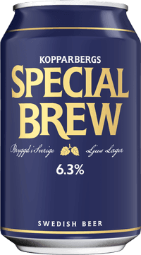 Special Brew Special Brew 6,3% by Kopparbergs Bryggeri, beer label