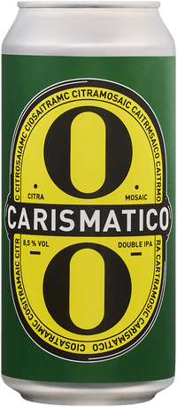 Carismatico DIPA by O/O Brewing, beer label
