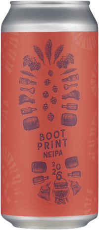 Boot Print 2026 NEIPA by Hop Notch Brewing, beer label