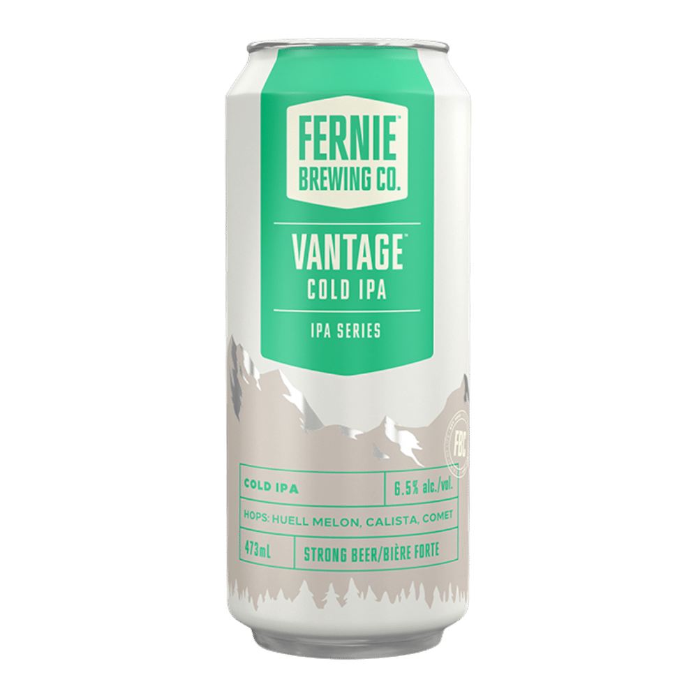 Company Vantage Cold IPA by Fernie Brewing Co, beer label