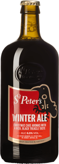 Winter Ale by St Peter's Brewery, beer label