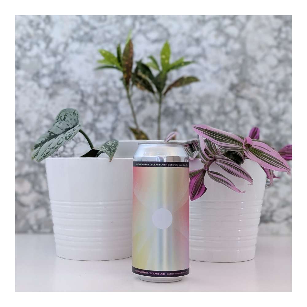 Brewing Company Solar Flair Biotransformed Hazy IPA by Ale Architect, beer label