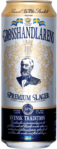 Grosshandlarens Premium by Beer & Spiritpartners Nordic, beer label