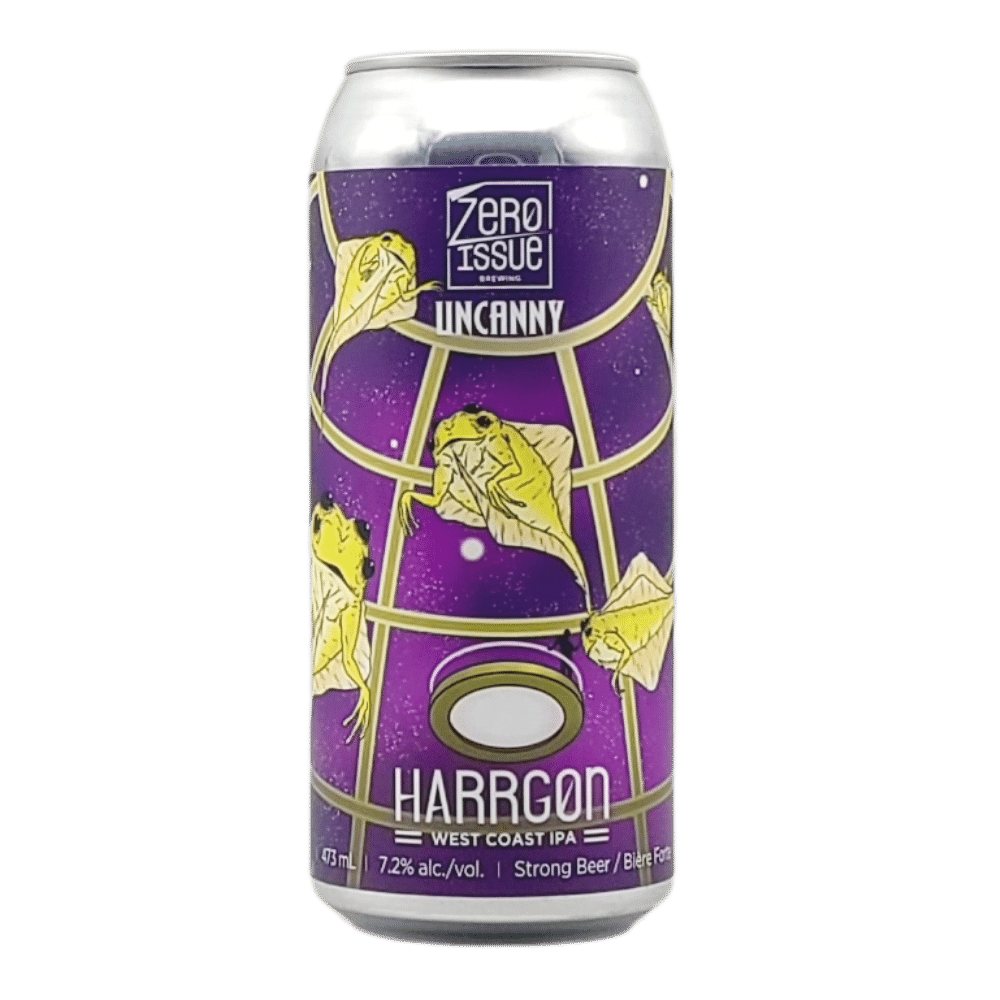 Harrgon West Coast IPA by Zero Issue Brewing, beer label