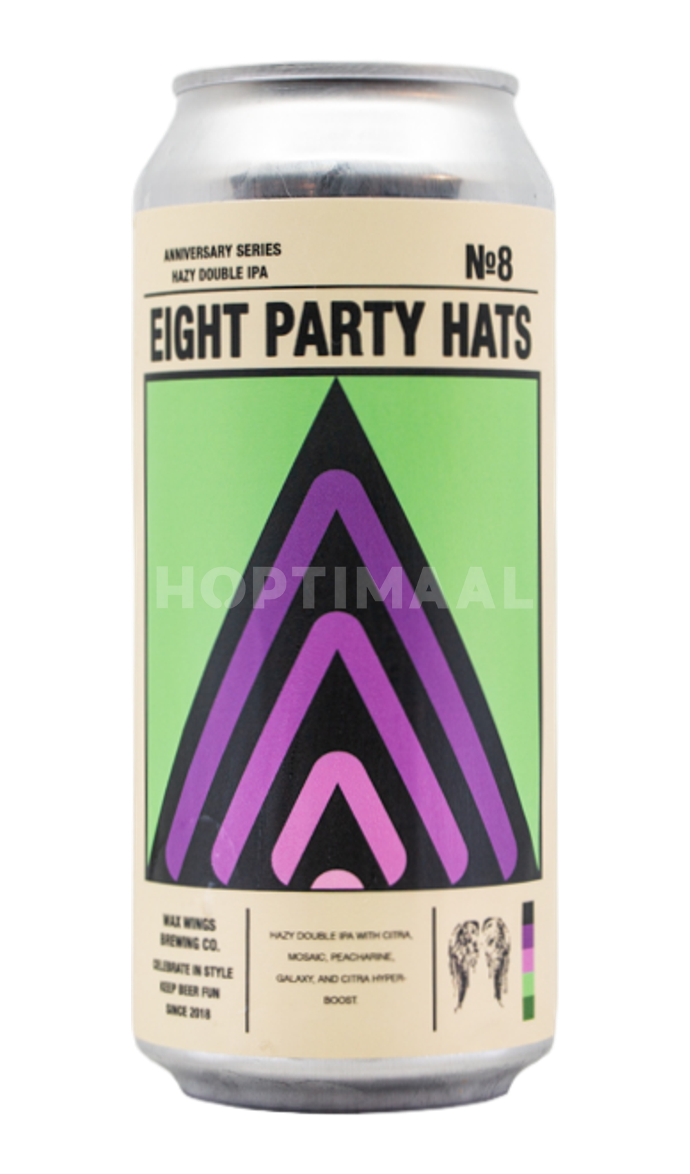 Wax Wings Eight Party Hats by Wax Wings, beer label