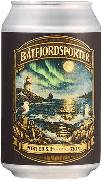 Båtfjordsporter by Bua Beach Brewery, beer label