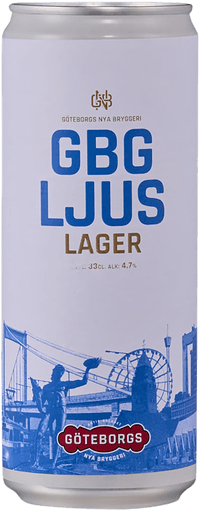 GBG Ljus by Göteborgs Nya Bryggeri, beer label