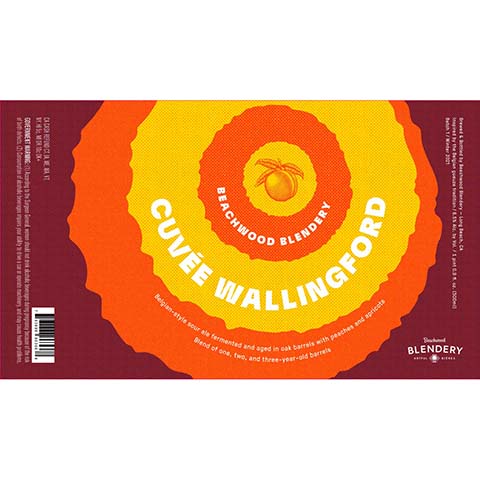 Beachwood Cuvee Wallingford Belgian Sour Ale by Beachwood Brewing, beer label