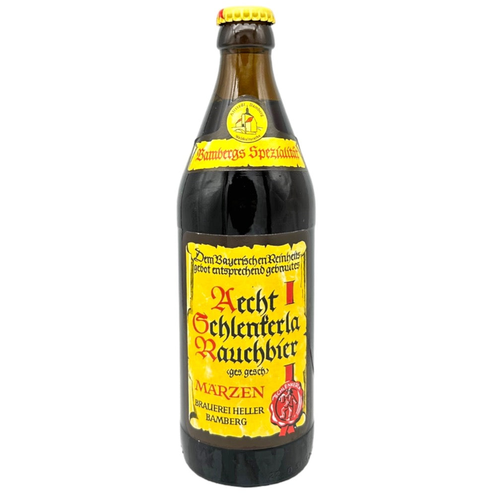 Aecht Schlenkerla Märzen by Heller, beer label