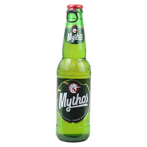 Olympic Mythos Premium Hellenic Beer by Olympic Brewery, beer label