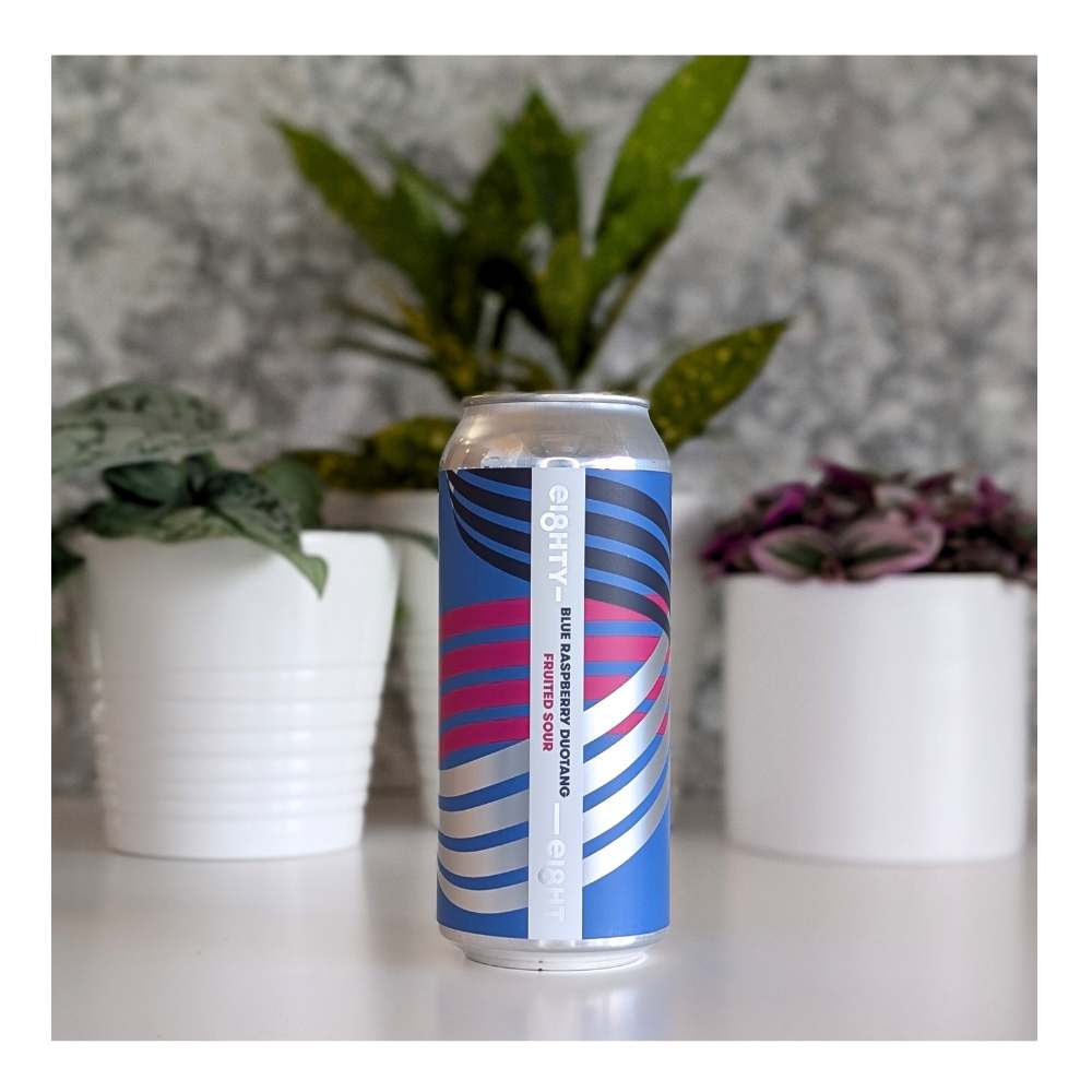 Blue Raspberry Duotang Fruited Sour by Eighty Eight Brewing Co., beer label