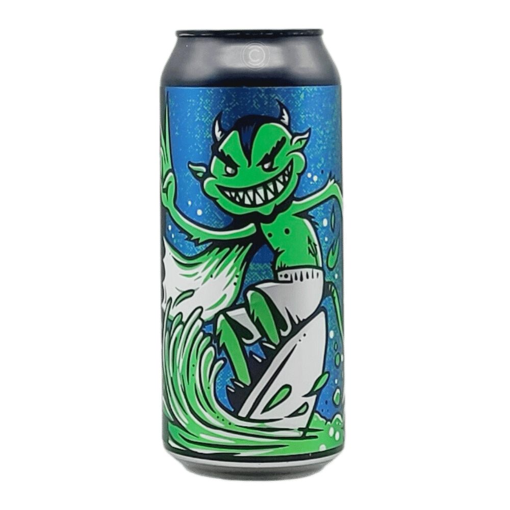 Hellion Lime Lager by New Level Brewing, beer label