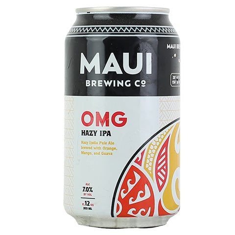 Maui OMG Hazy IPA by Maui Brewing Company, beer label