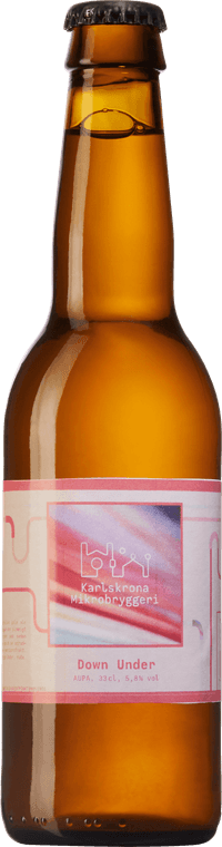 Down Under by Karlskrona Mikrobryggeri, beer label