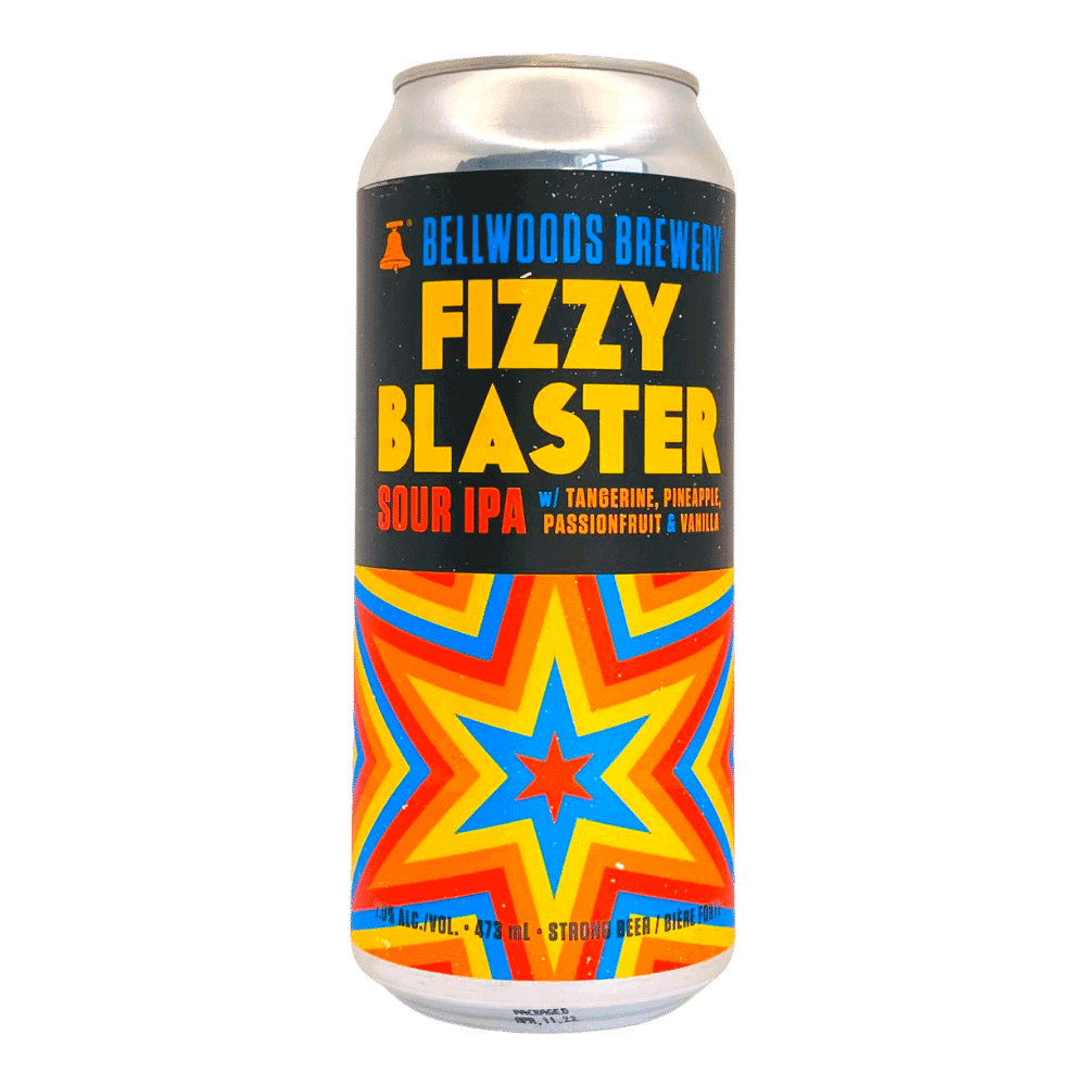 Fizzy Blaster Sour by Bellwoods Brewery, beer label