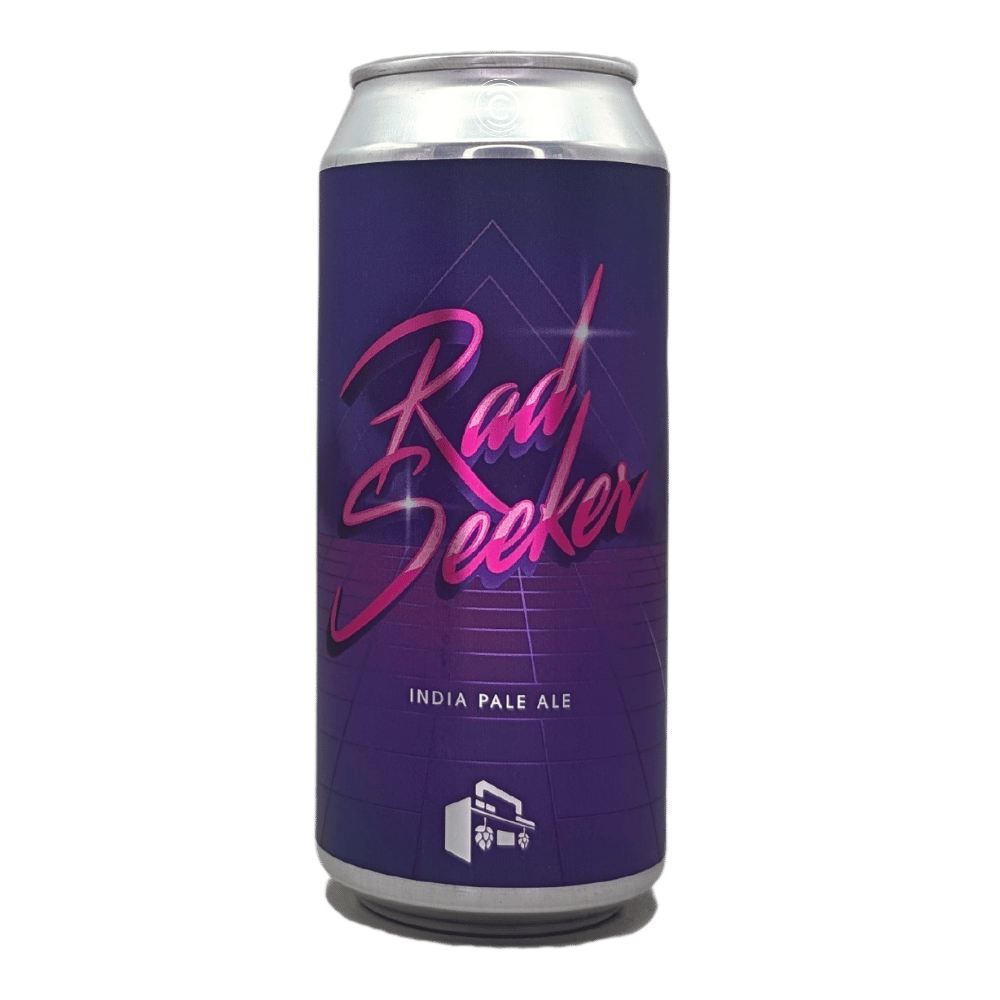 Rad Seeker Hazy IPA by Boombox Brewing Company, beer label