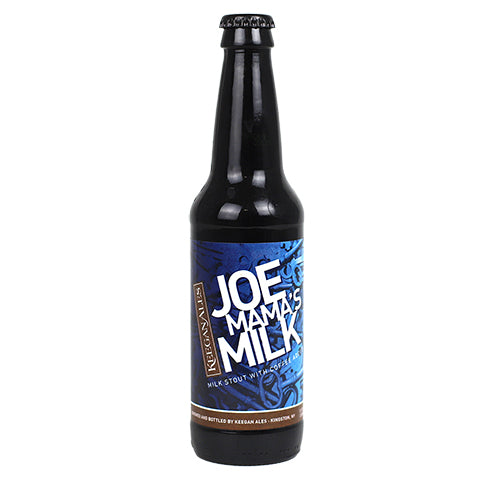 Joe Mama's Milk Stout by Keegan Ales, beer label