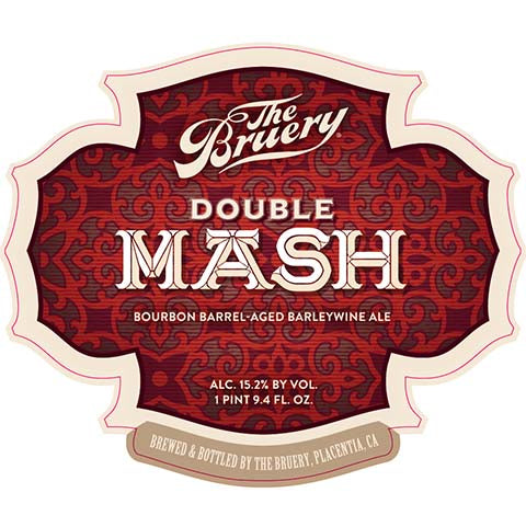 Bruery Double Mash Barleywine by The Bruery, beer label