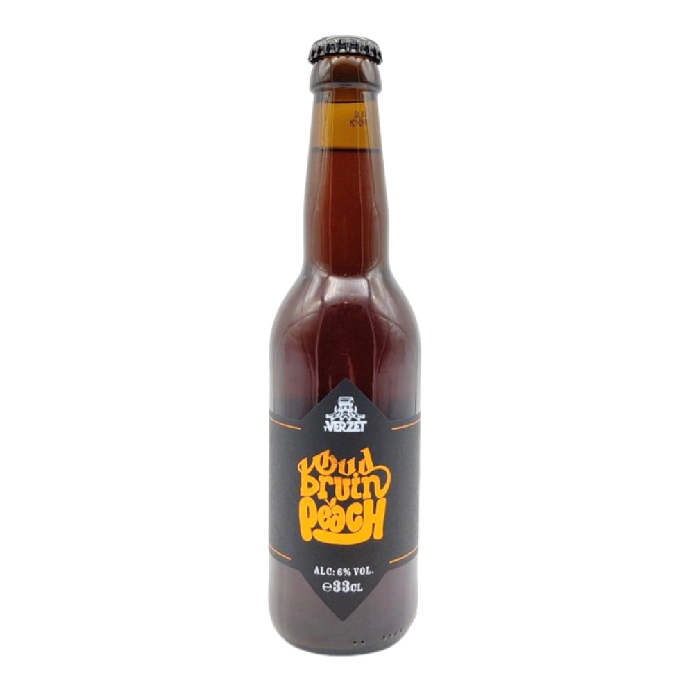 Oud Bruin Peach Sour by Verzet, beer label