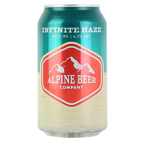 Alpine Infinite Haze Hazy IPA by Alpine Beer Company, beer label