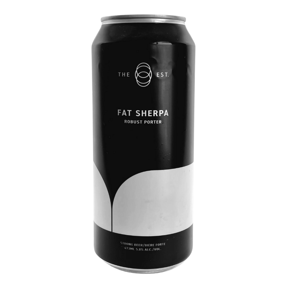 Brewing Company Fat Sherpa Robust Porter by The Establishment Brewing Company, beer label
