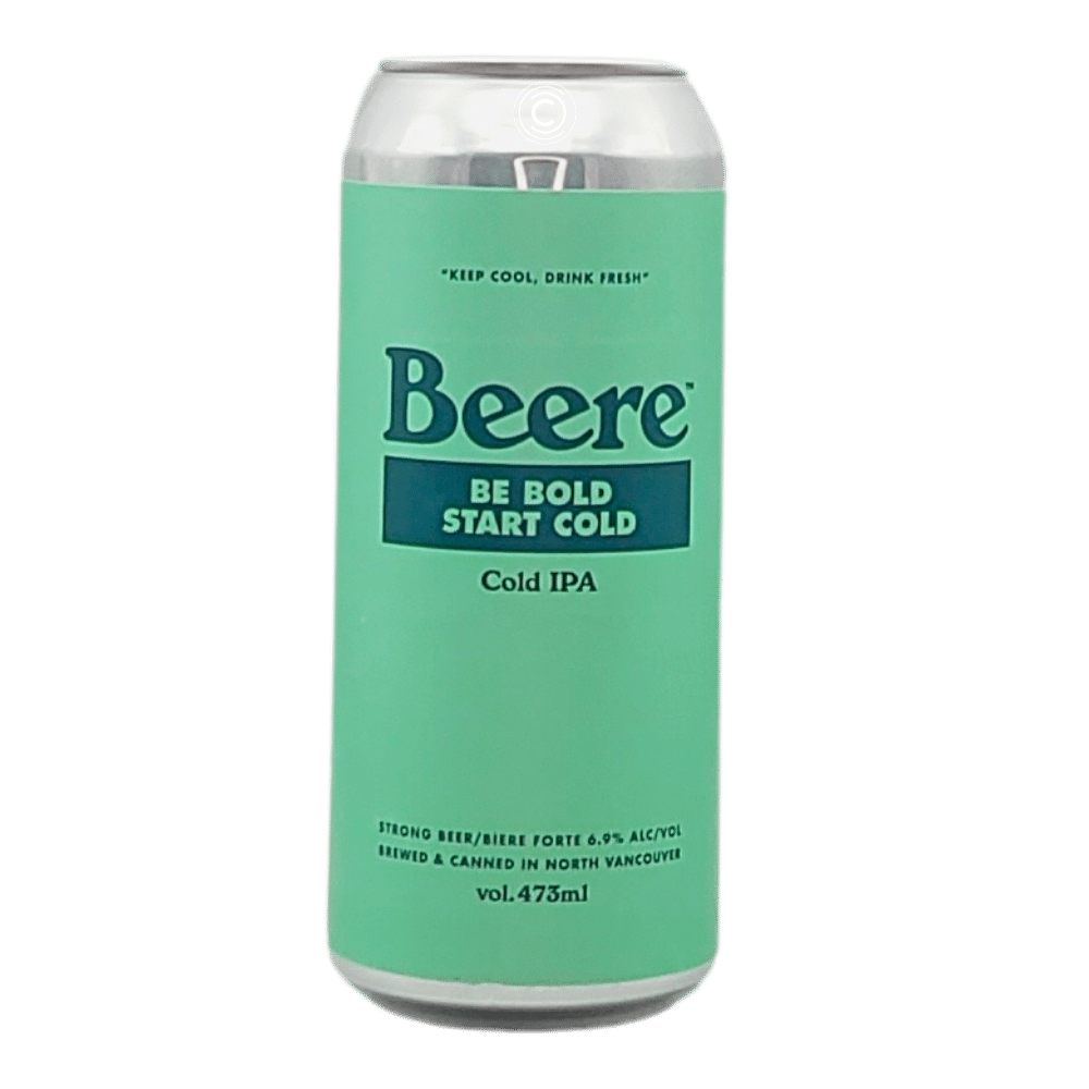 Be Bold Start Cold by Beere Brewing Company, beer label