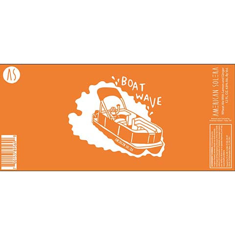 American Solera Boat Wave Wheat Ale by American Solera, beer label