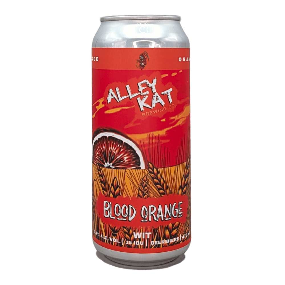 Blood Orange Wit by Alley Kat Brewing Company, beer label
