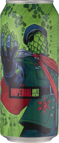 Anti-Hero Imperial IPA by Revolution Brewing, beer label