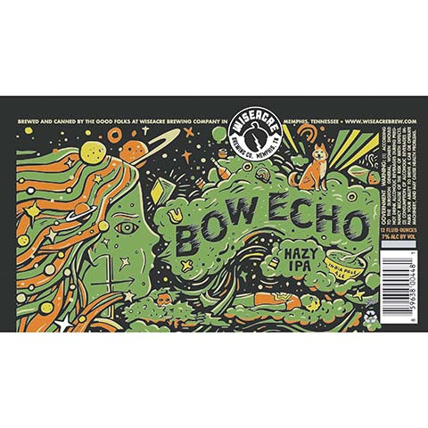 Wiseacre Bow Echo Hazy IPA by Wiseacre Brewing Co, beer label