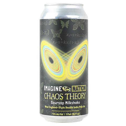 Imagine Nation Chaos Theory Hazy DIPA by Imagine Nation Brewing, beer label