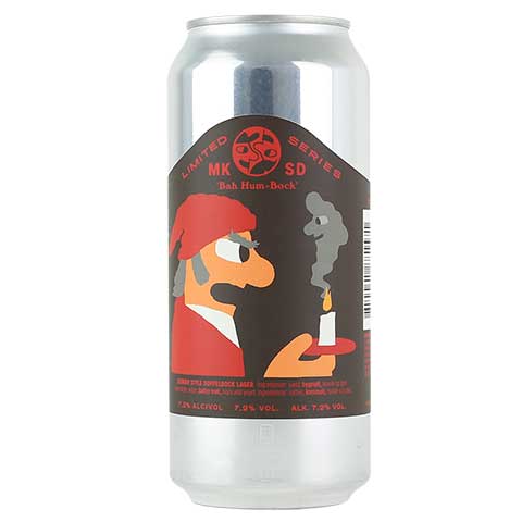 Mikkeller Bah Hum-Bock Dark Lager by Mikkeller, beer label