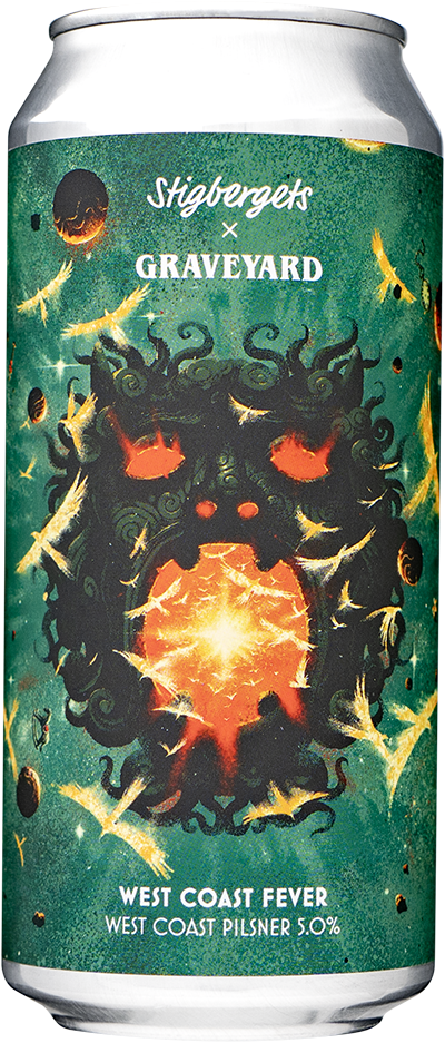 West Coast Fever by Stigbergets Bryggeri, beer label