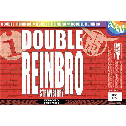 Bolero Snort Double Reinbro Strawberry by Bolero Snort Brewery, beer label