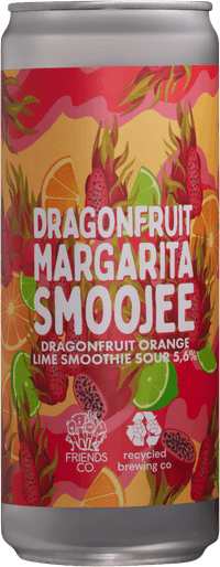 Friends & Co x Recycled Brewing Co Dragonfruit Margarita Smoojee by Friends Company, beer label