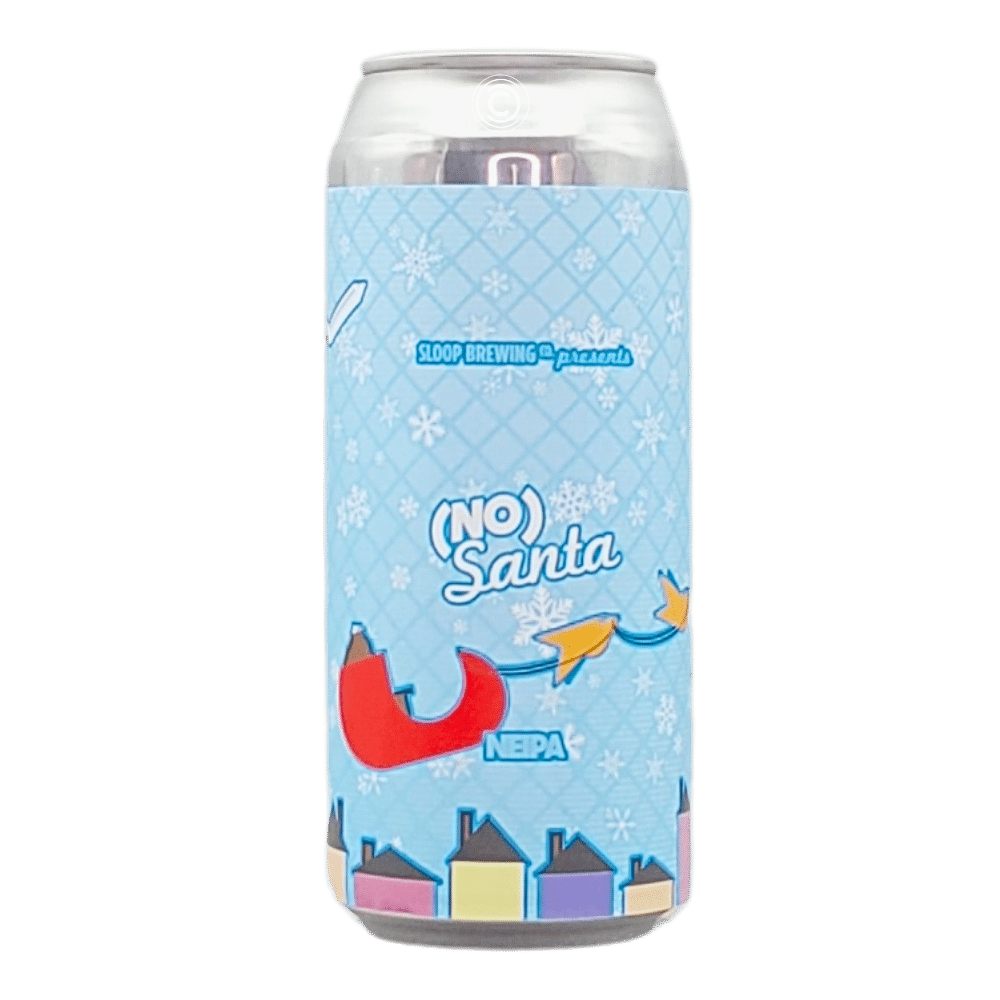 (No) Santa NEIPA by Sloop Brewing, beer label