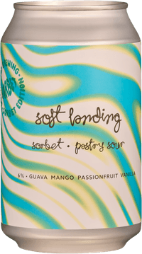 Soft Landing Sorbet by Duckpond Brewing, beer label