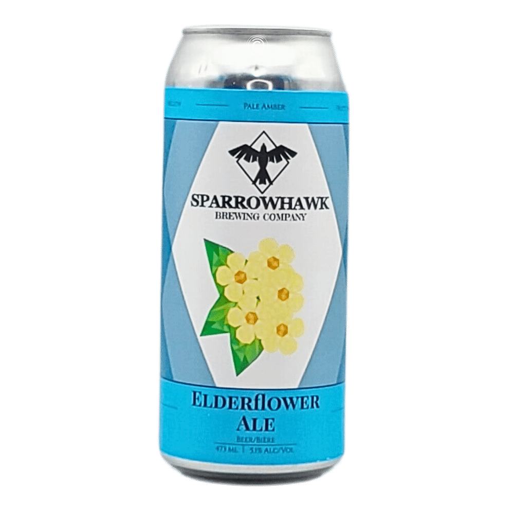 Elderflower Ale by Sparrowhawk Brewing Company, beer label