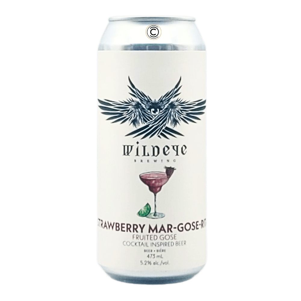 Strawberry Mar-Gose-Rita by Wildeye Brewing, beer label